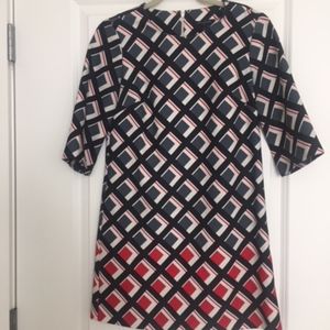 Fun lattice print mini dress